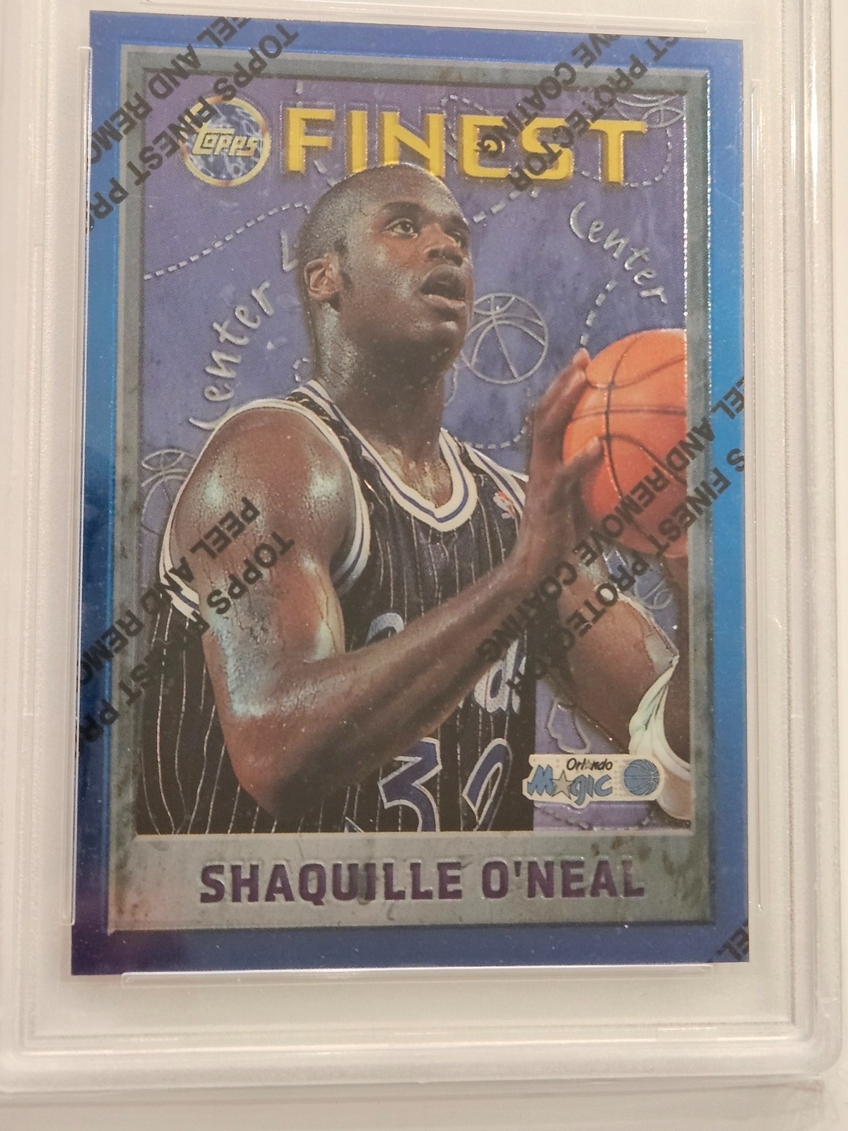 1995-96 Topps Finest - Shaquille O'Neal #32 low pop 📈📈📈🔥🔥🔥