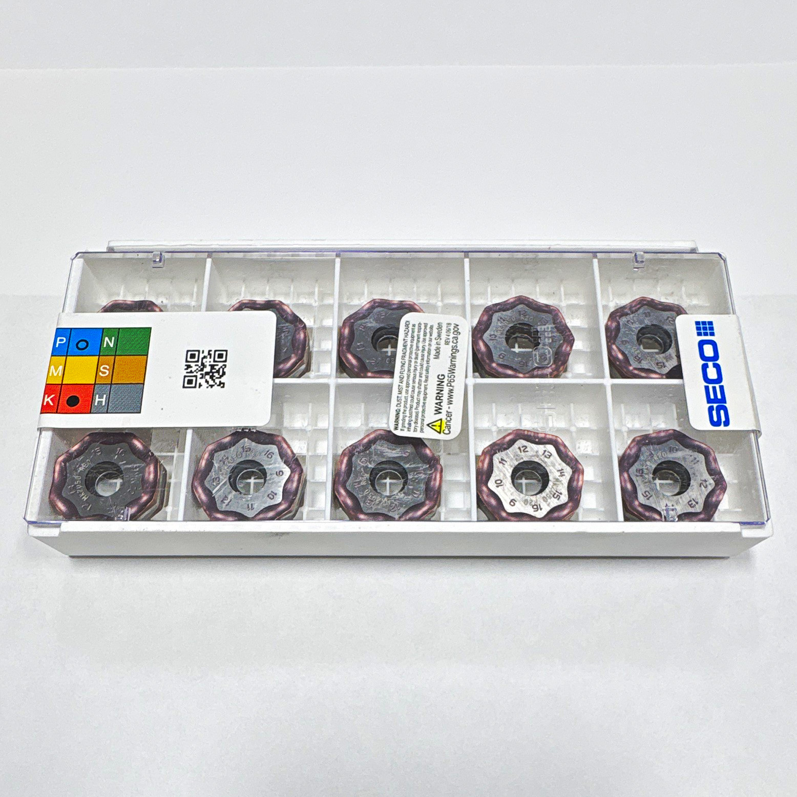 SECO Carbide Milling Inserts ONMU090520ANTN-M15 MK2050 10pcs SECO Carbide Milling Inserts ONMU090520ANTN-M15 MK2050 10pcs