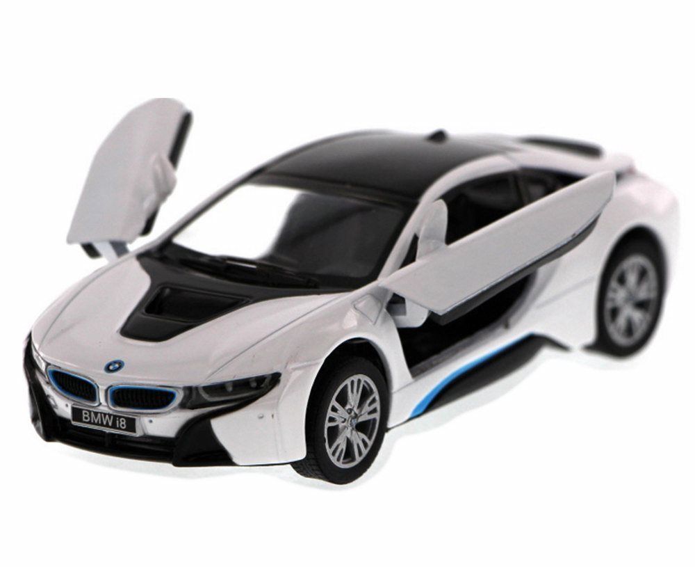 Kinsmart BMW i8 2 Door Coupe 1:36 Diecast Model Toy Car Pull Action New- WHITE Kinsmart BMW i8 2 Door Coupe 1:36 Diecast Model Toy Car Pull Action New- WHITE