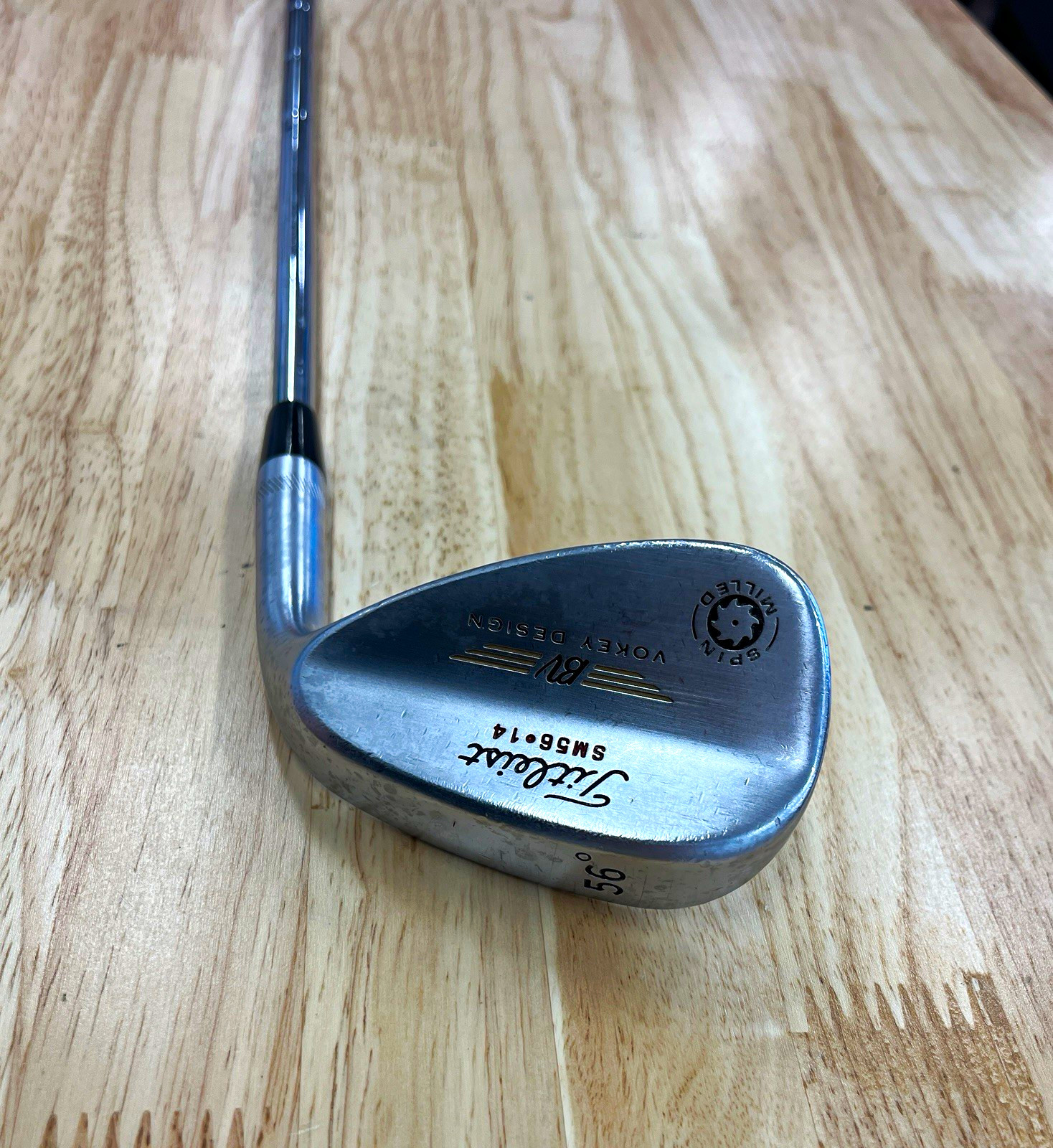 Titleist Vokey Design Spin Milled 56° 14° Bounce Sand Wedge SM56.14