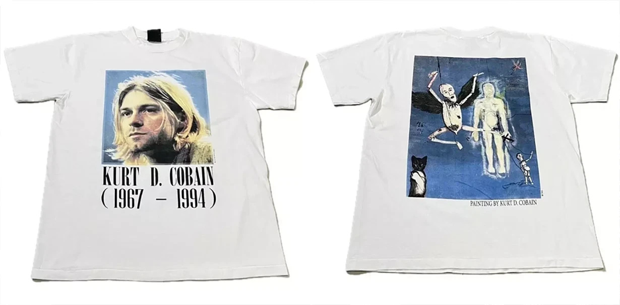 KURT COBAIN Vintage Nirvana 1967 Unisex T-shirt Two-sided KURT COBAIN Vintage Nirvana 1967 Unisex T-shirt Two-sided