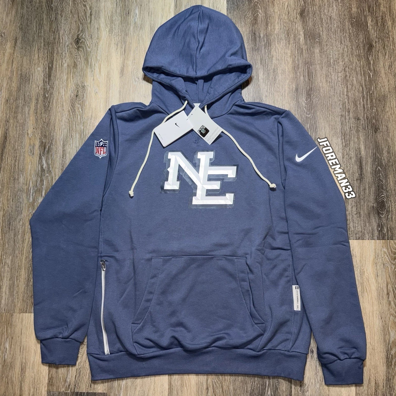Nike New England Patriots Rivalries Hoodie 2026 Standard Issue Authentic NE Logo