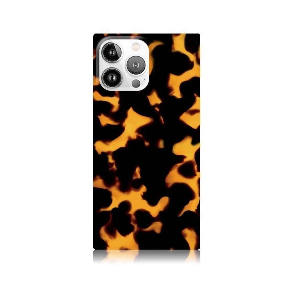Flaunt Square iPhone 16 Pro Max Cell Phone Case with MagSafe - Tortoise S Flaunt Square iPhone 16 Pro Max Cell Phone Case with MagSafe - Tortoise S