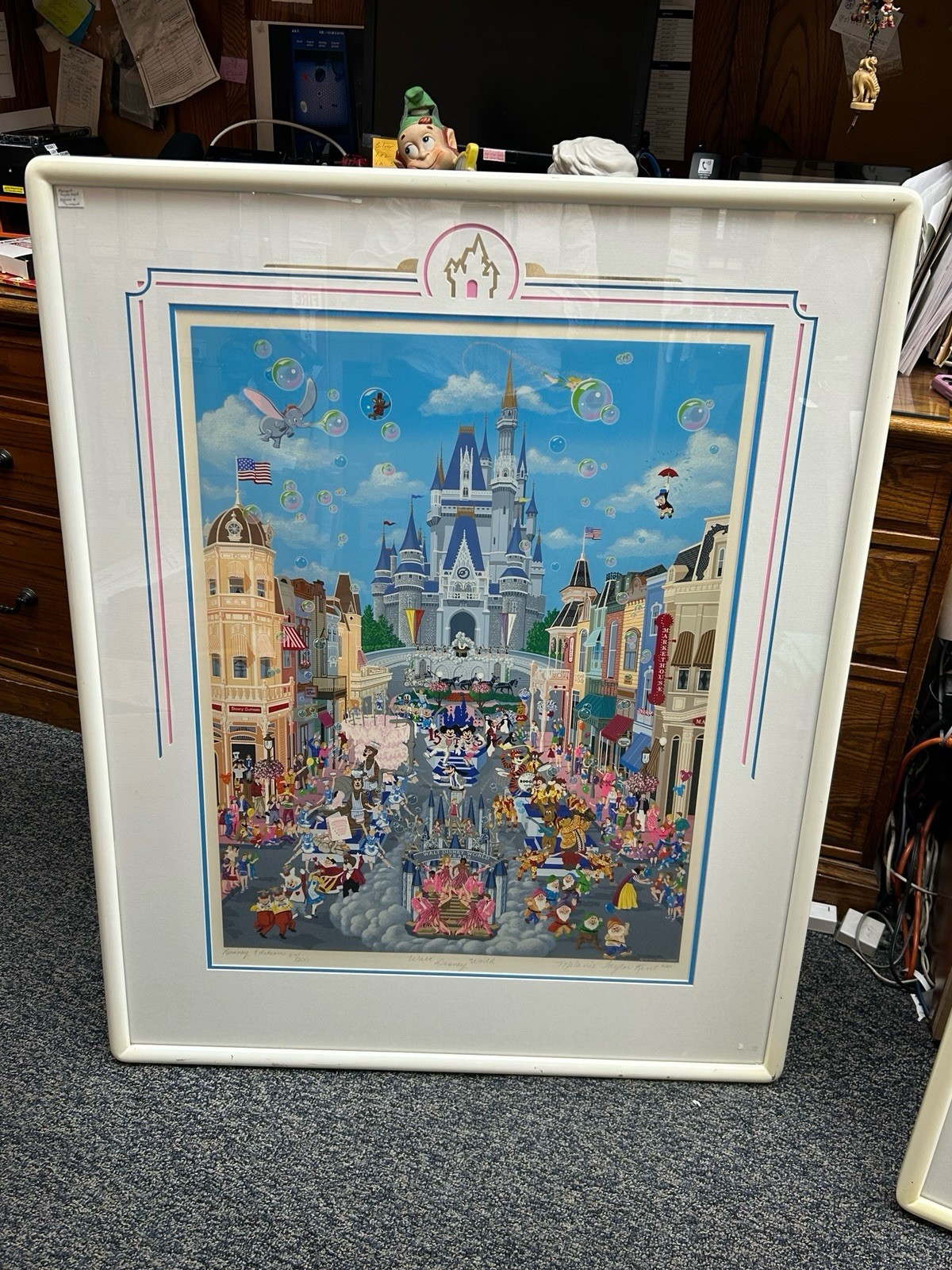 Melanie Taylor Kent Disney World 15th Anniv 1987 Serigraph LE 64/200 Signed