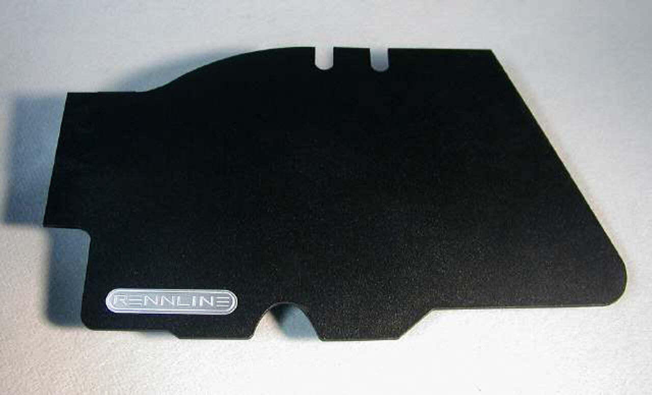 Rennline Alum Floorboard Passenger Side Solid Blk Fits 911/912/930 Coupe 69-89 Rennline Alum Floorboard Passenger Side Solid Blk Fits 911/912/930 Coupe 69-89