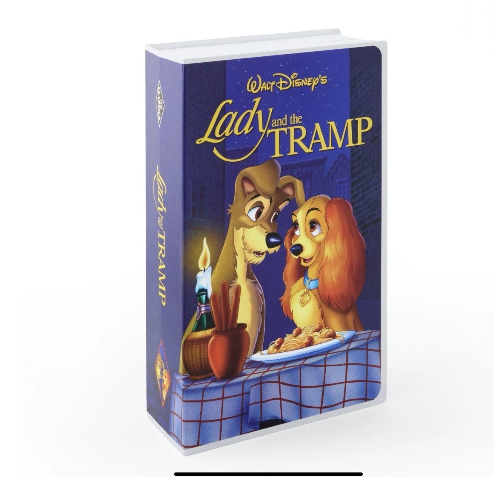 NEW Disney Lady and the Tramp VHS Throw Blanket SEALED NEW Disney Lady and the Tramp VHS Throw Blanket SEALED