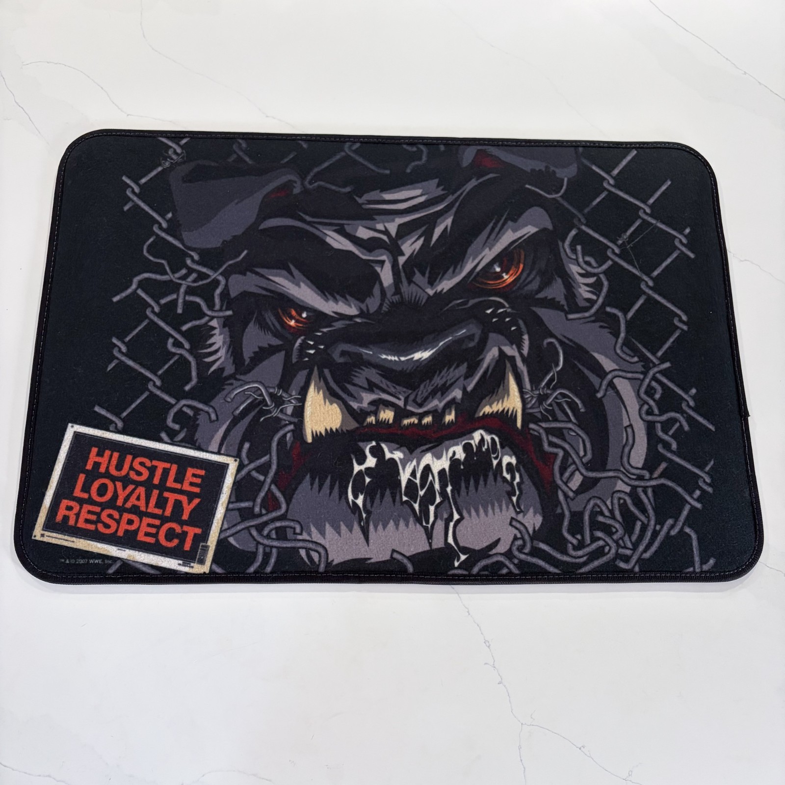 John Cena Floor Mat WWE Welcome Rug Hustle Loyalty Respect 2007 20x30 Exclusive John Cena Floor Mat WWE Welcome Rug Hustle Loyalty Respect 2007 20x30 Exclusive