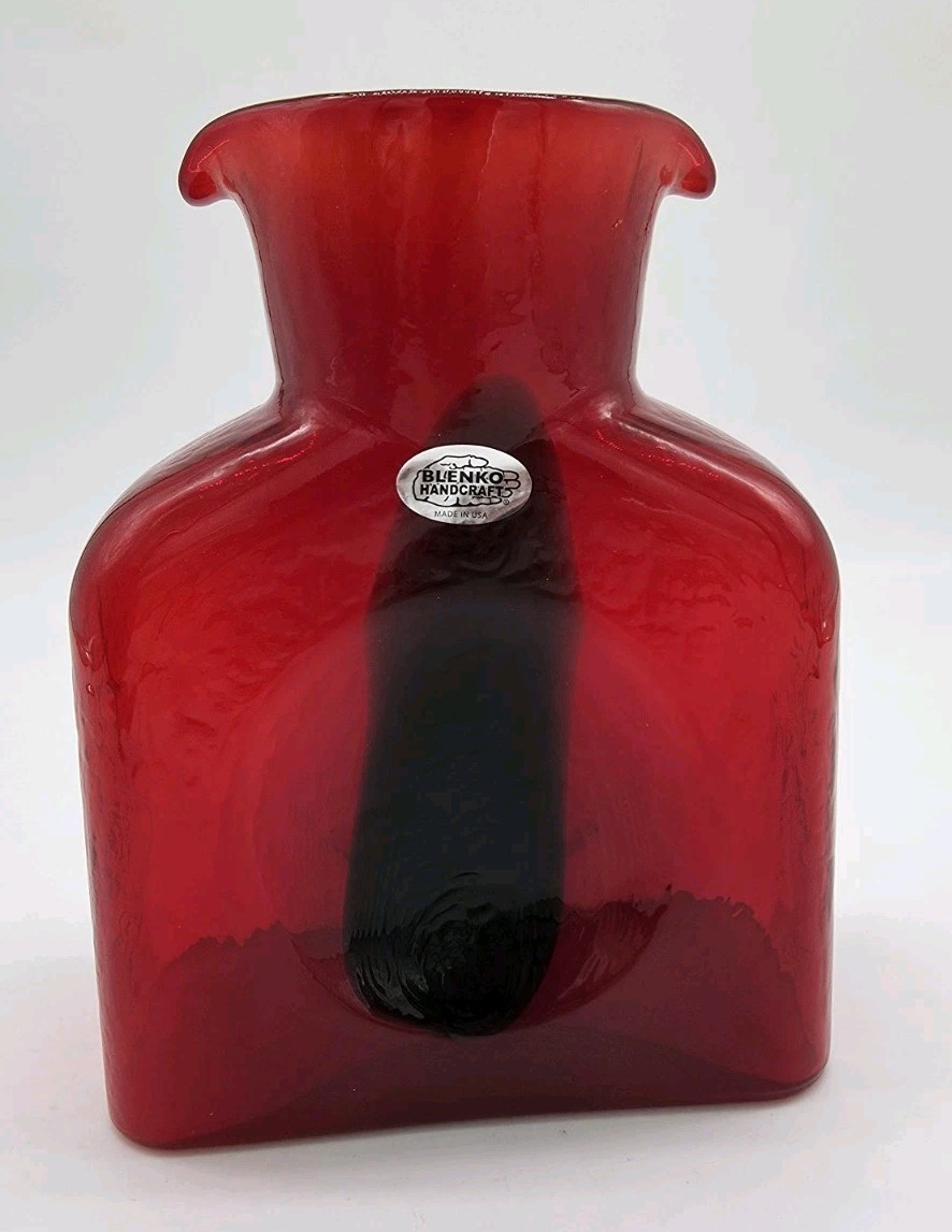 Blenko Helios Series FIRST QUALITY  SPECIAL EDITION ECLIPSE 384 Water Bottle