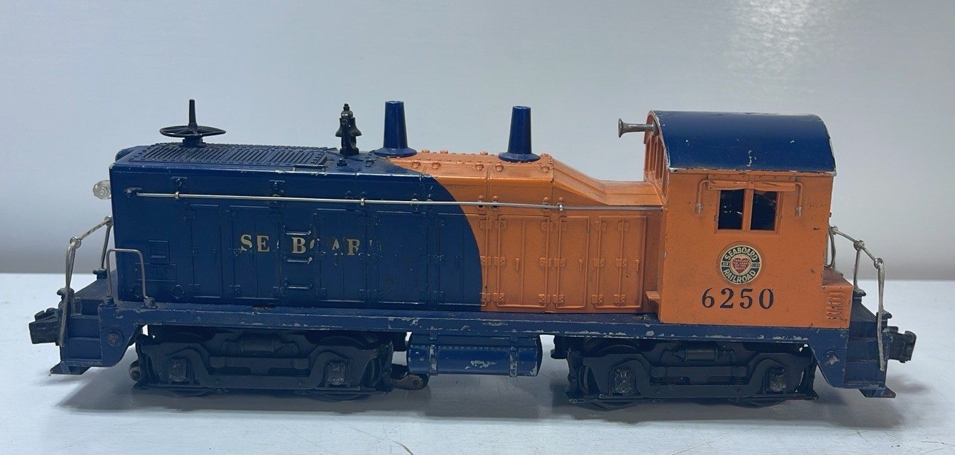 Lionel 6250 Vintage O Seaboard NW-2 Powered Diesel Locomotive Untested Read Lionel 6250 Vintage O Seaboard NW-2 Powered Diesel Locomotive Untested Read