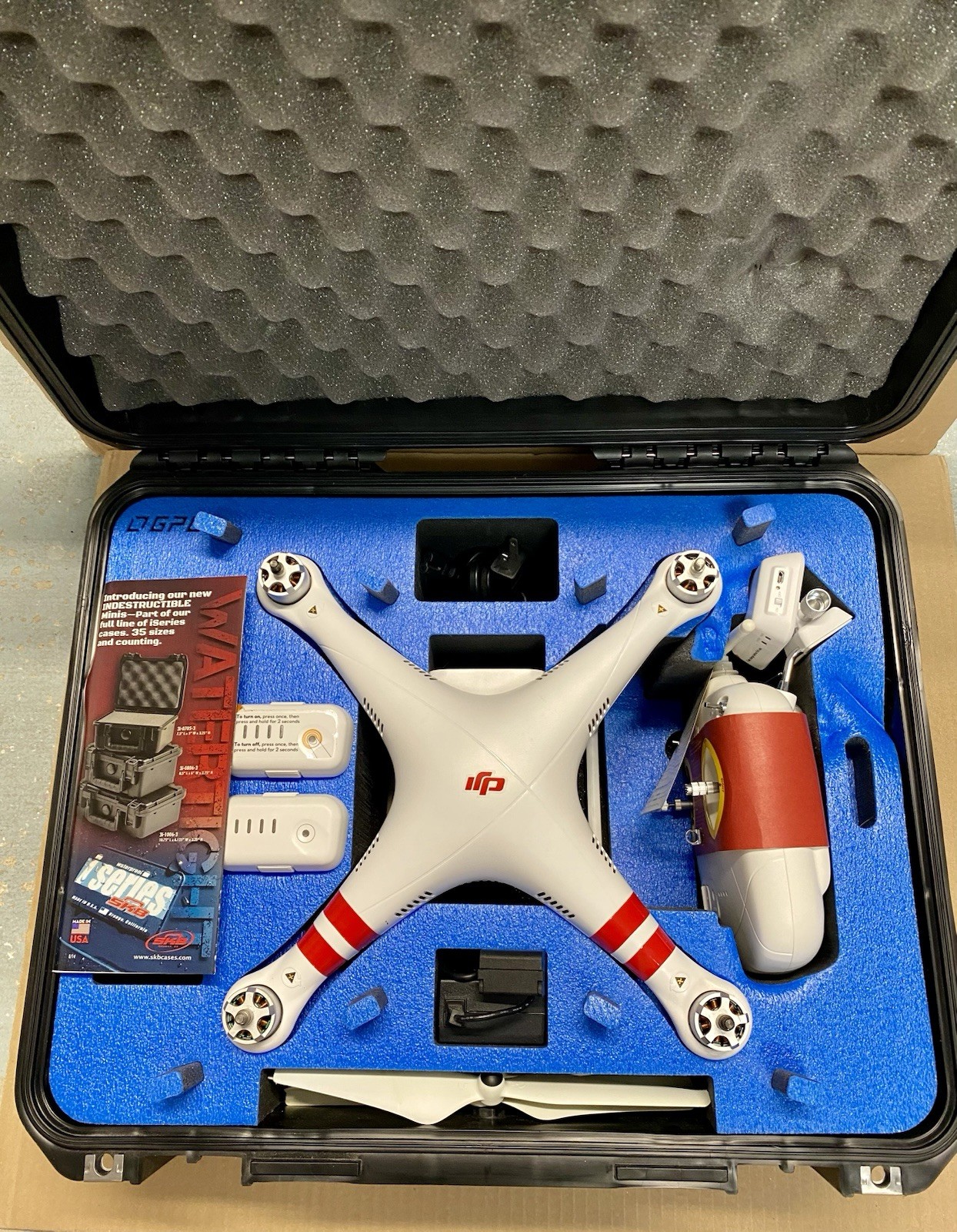 DJI Phantom 2 Vision Plus Drone PV331 with Accessories & Waterproof Hard Case DJI Phantom 2 Vision Plus Drone PV331 with Accessories & Waterproof Hard Case