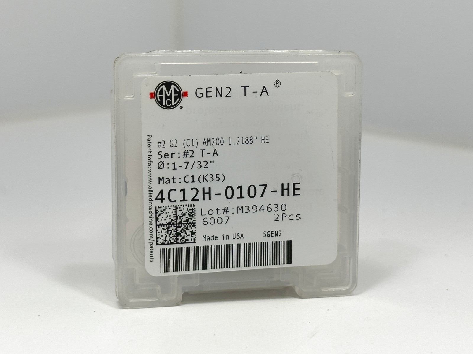 AME ALLIED ENGINEERING 4C12H-0107-HE 1-7/32\