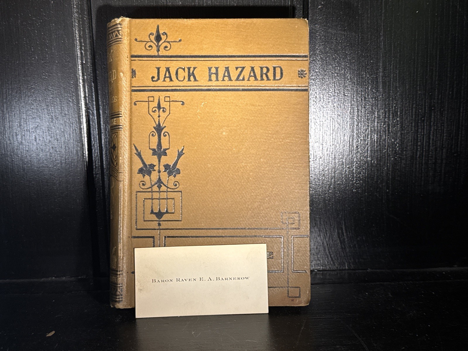 Baron Barnekow Flying Ace Card Found In 1880s YA Novel, With Handwritten Address
