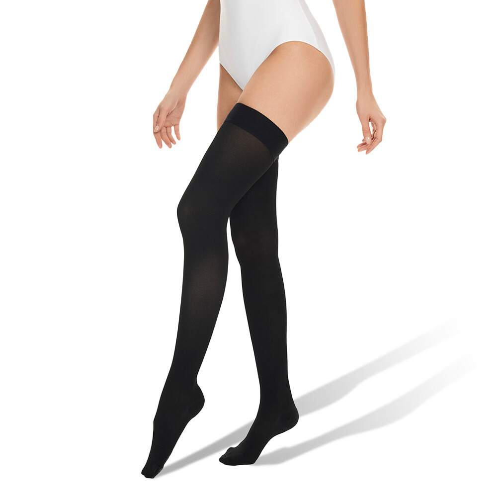 2 Pairs Women Compression Socks Varicose Veins Thigh High Stockings 20-30mmhg