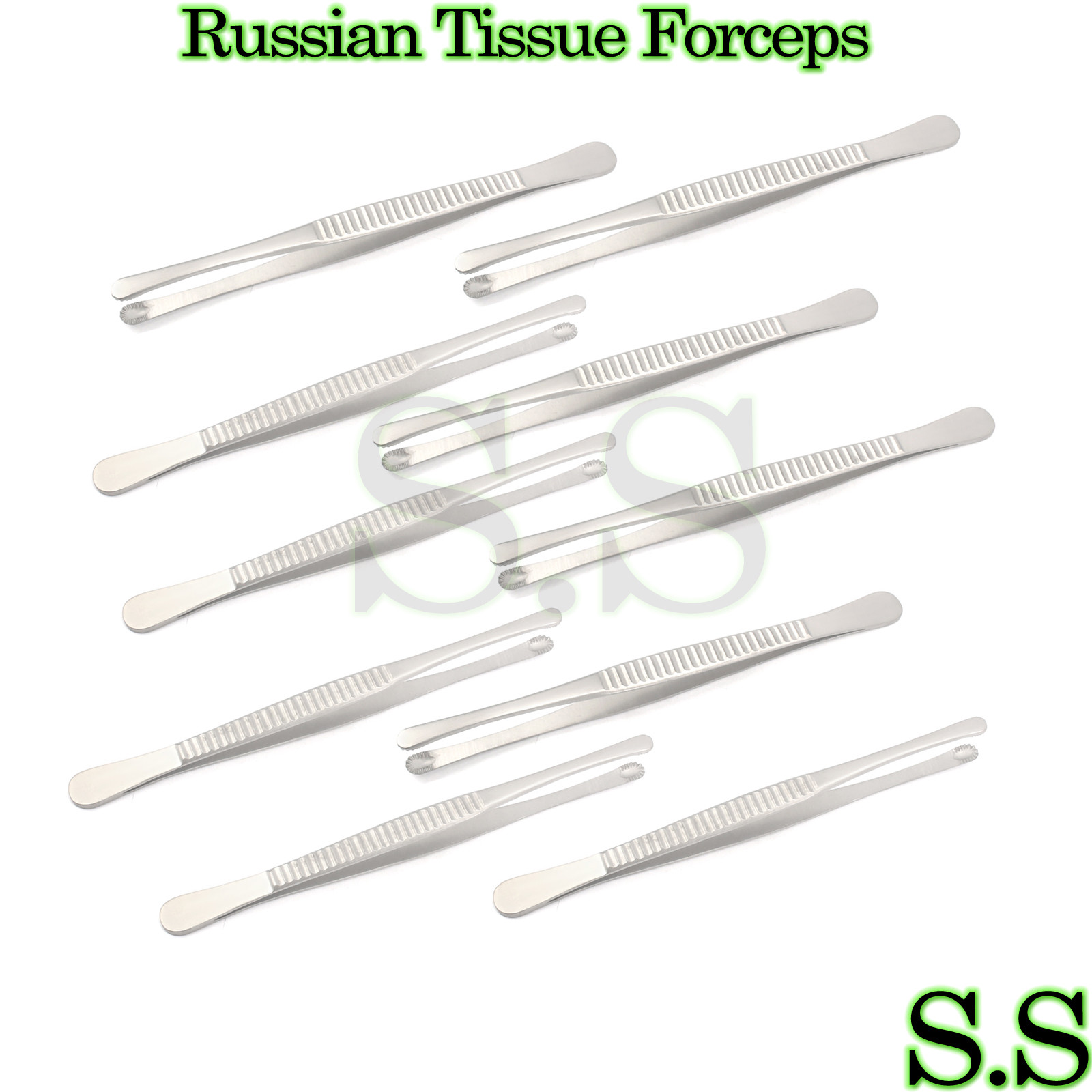 10 RUSSIAN Tissue Forceps 8
