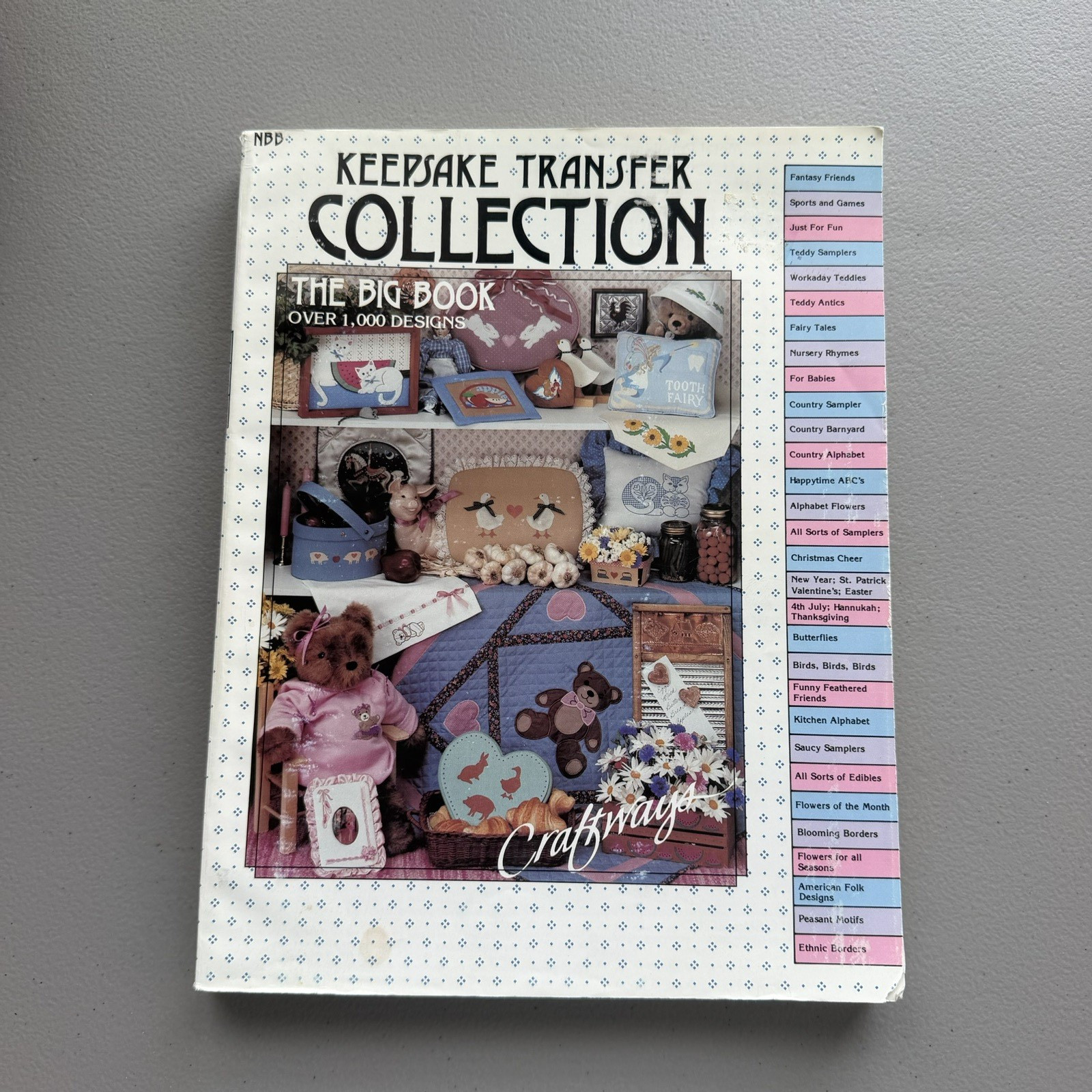 1984 Vintage Keepsake Transfer Collection: The Big Book Over 1,000 Designs