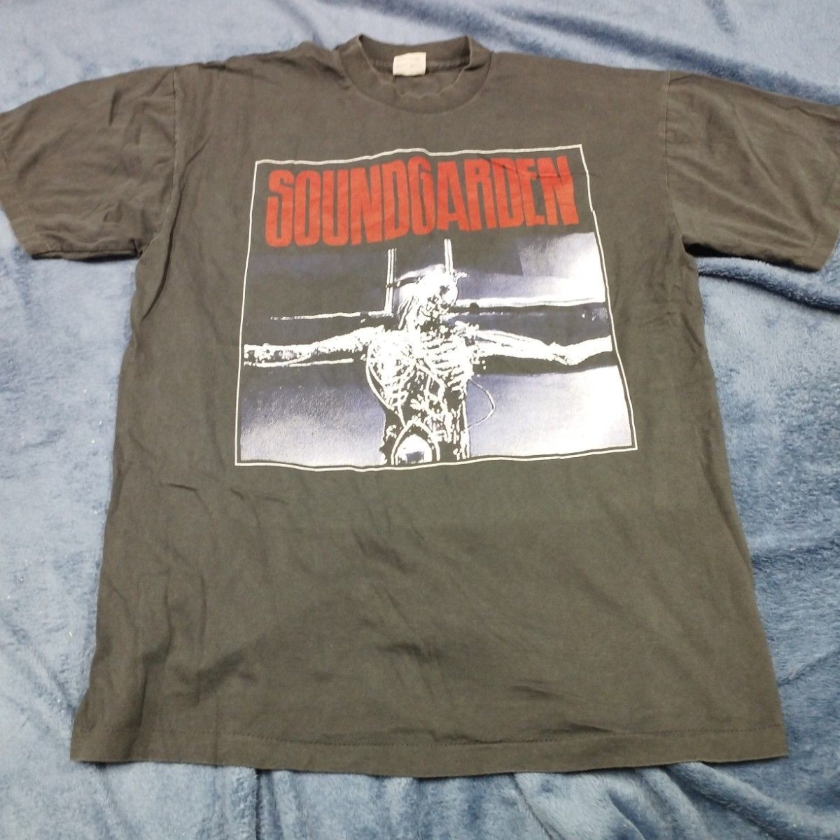 ☆ Soundgarden Jesus Christ Pose T-Shirt XL Black Grunge Rock Band Music Tee 88