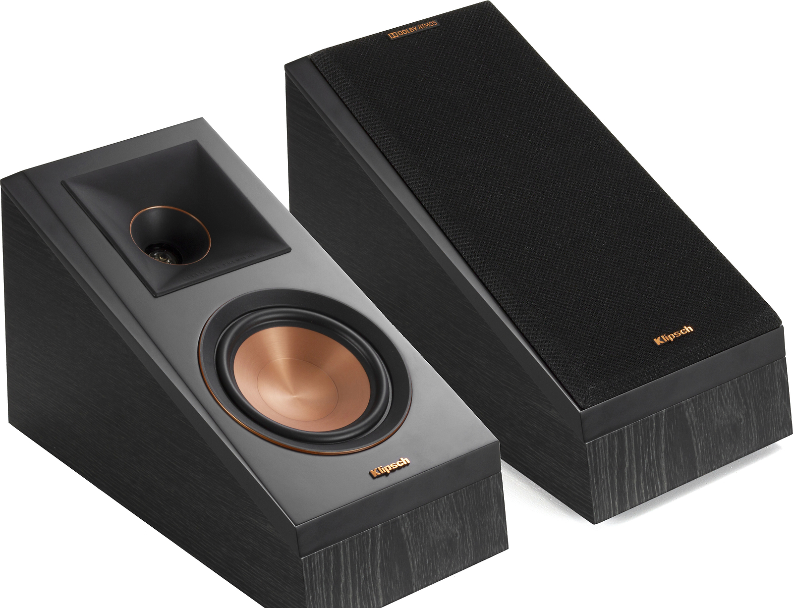 Klipsch Ref Premiere RP-500SA pair Dolby Atmos elevation speakers Ebony