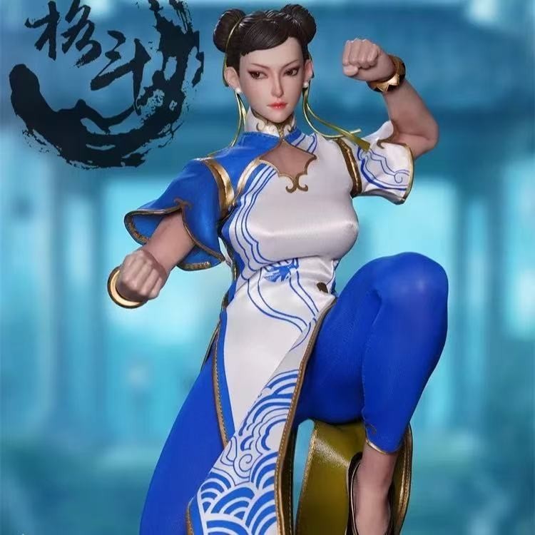 New Play Toy P026 1/6 Fighting Goddess Chun-Li Action Figure Model Toy In Stock