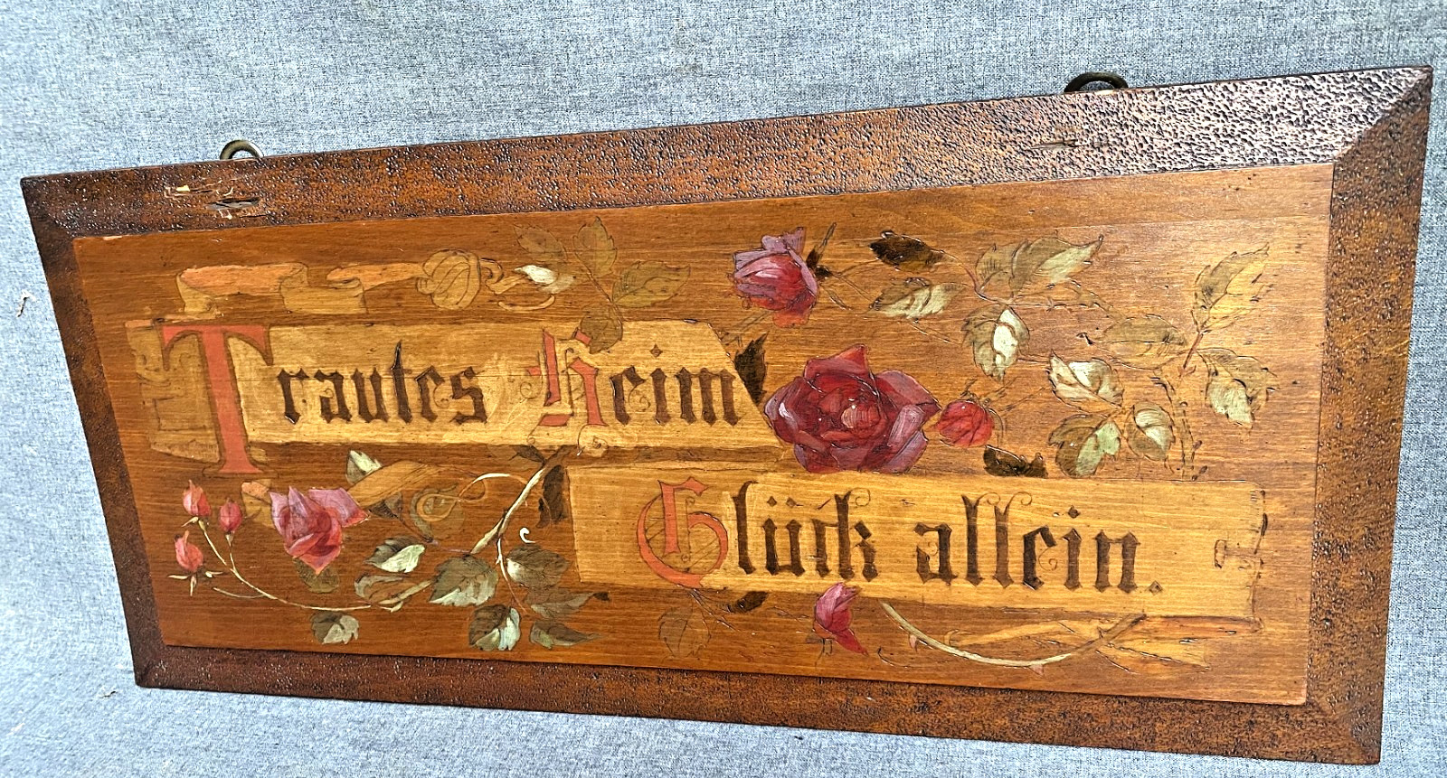 Antique german wood sign early 1900's black forest Antique german wood sign early 1900's black forest