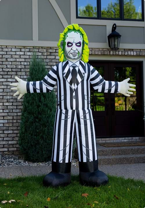 8 Foot Large Inflatable Beetlejuice Decoration