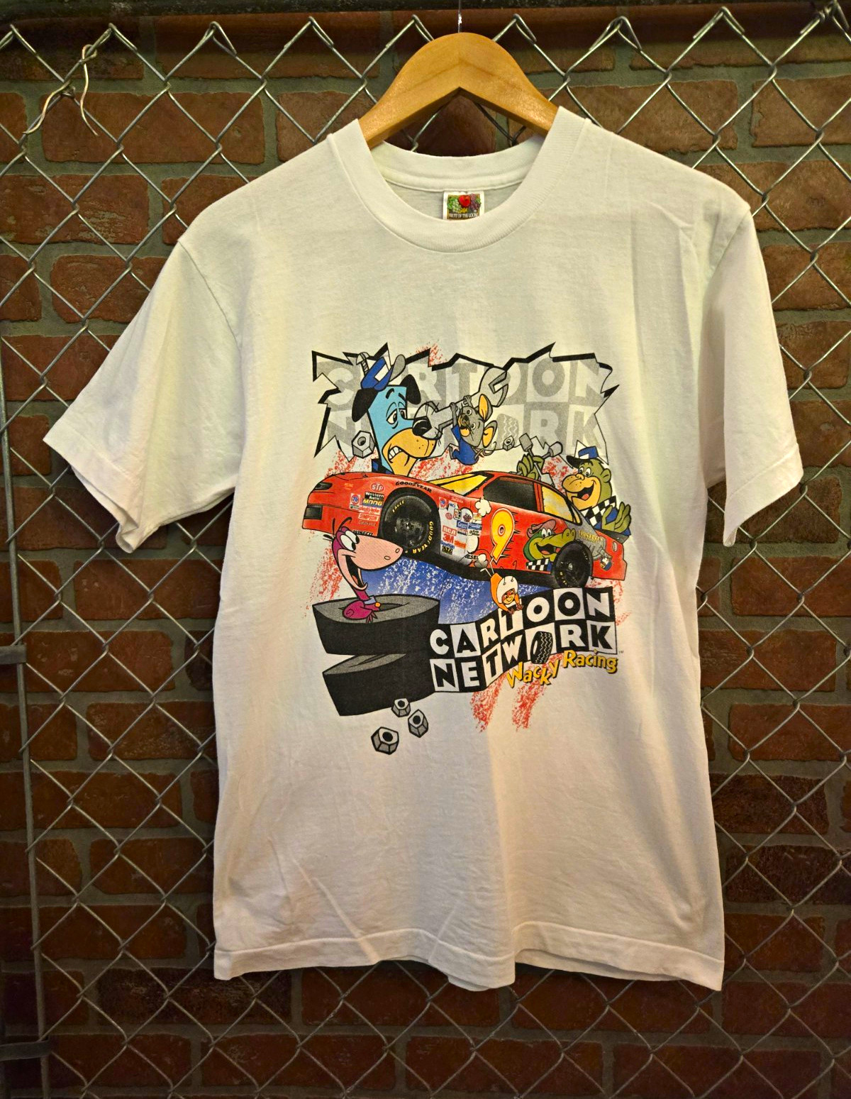 Vintage 1997 Wacky Racing Cartoon Network Nascar T Shirt Vintage 1997 Wacky Racing Cartoon Network Nascar T Shirt