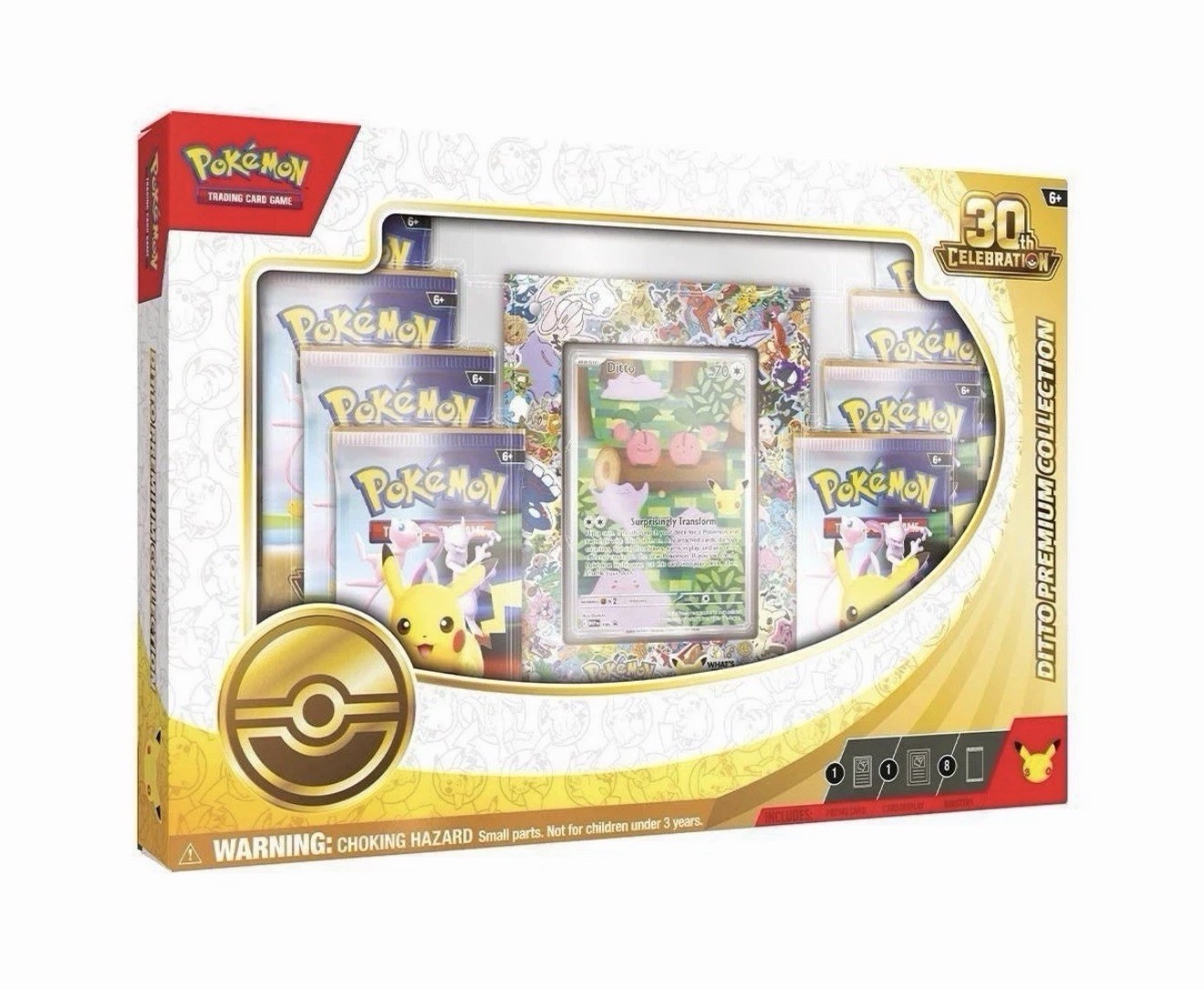 Pokemon 30th Celebration Ditto Premium Collection Factory Sealed -  PRESALE