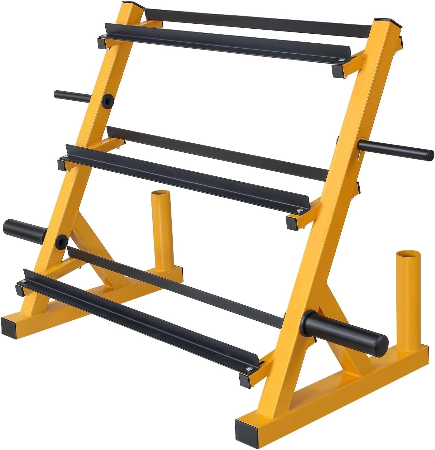 Heavy Duty 3‑Tier Dumbbell Rack – 1100 Lb Weight Storage Rack For Dumbbells