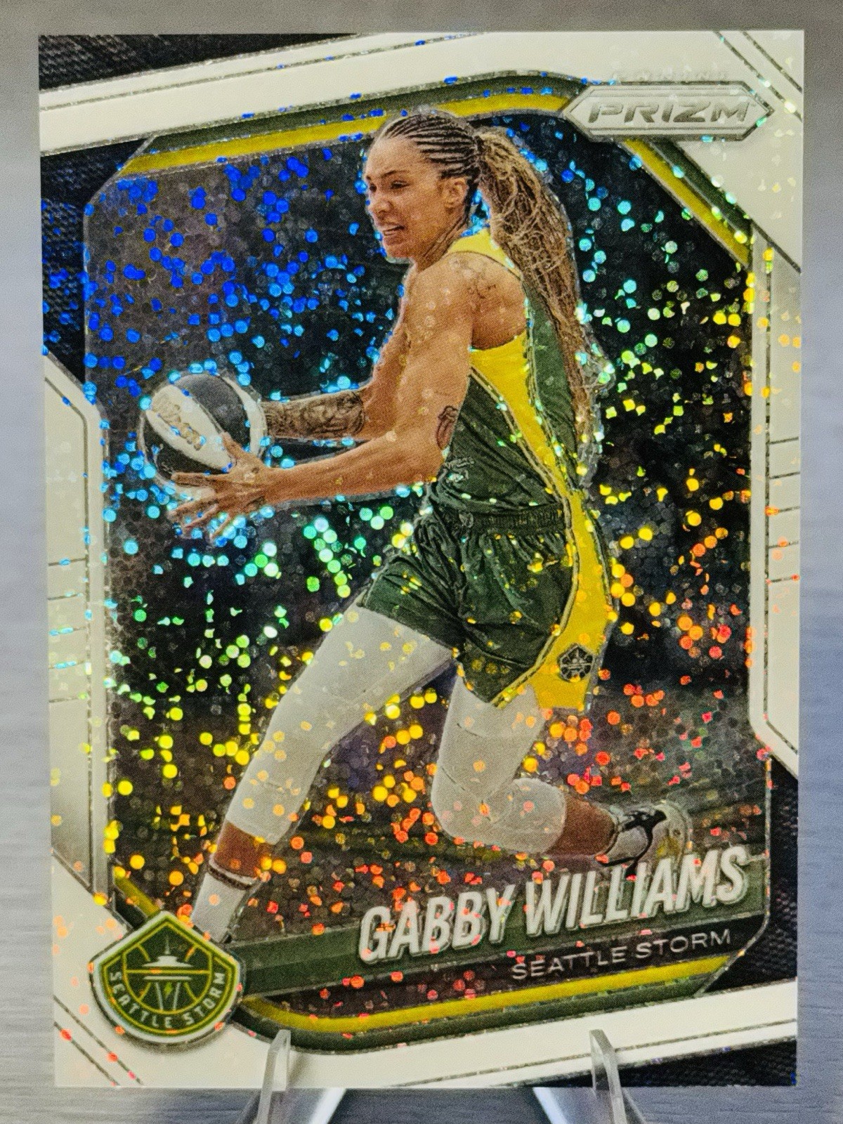 ✨🏀GABBY WILLIAMS 2025 Panini WNBA Prizm White Sparkle Prizm SSP #VALKYRIE🏀✨ ✨🏀GABBY WILLIAMS 2025 Panini WNBA Prizm White Sparkle Prizm SSP #VALKYRIE🏀✨