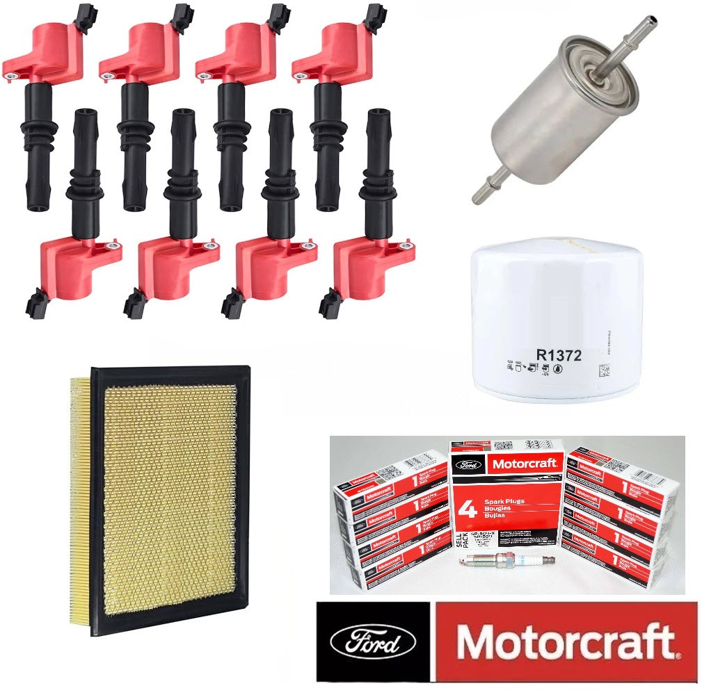 COMPLETE TUNE UP KIT 8+RED COILS REF#DG511 8+ SP515/SP546 OIL,AIR,GAS FILTER NEW