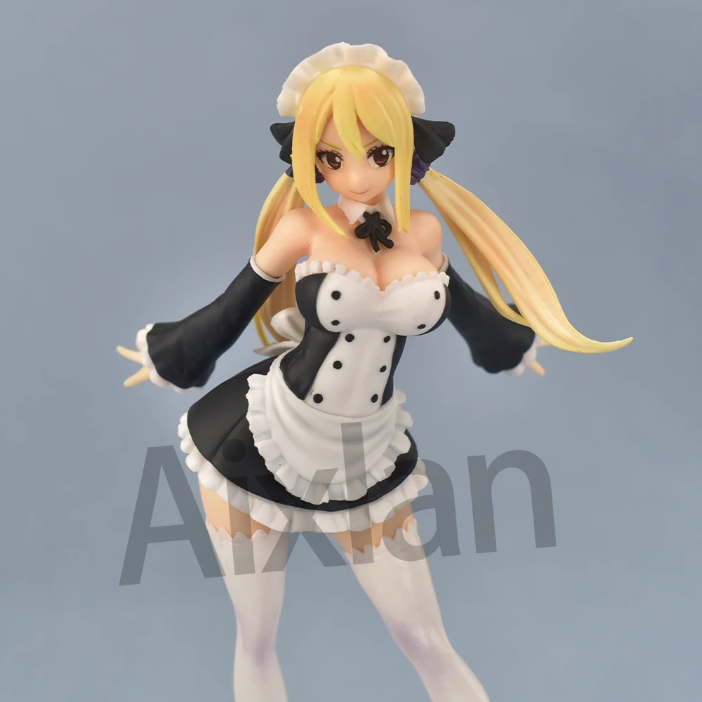 16cm Fairy Tail Lucy & Erza Sexy PVC Action Figure Collectible Gift