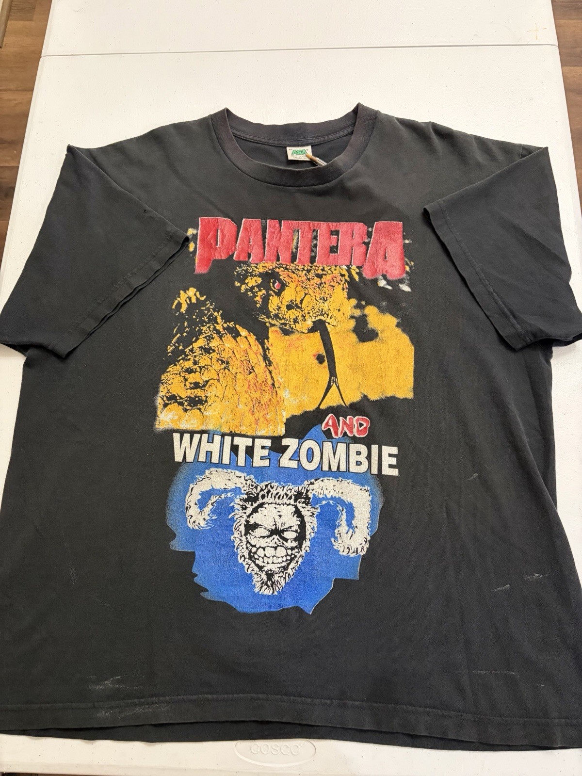 Vintage 1996 Pantera And White Zombie Tour T-shirt Size XL Vintage 1996 Pantera And White Zombie Tour T-shirt Size XL