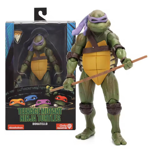 NECA Ninja Turtles 1990 Movie TMNT Teenage Toys Mutant 7\