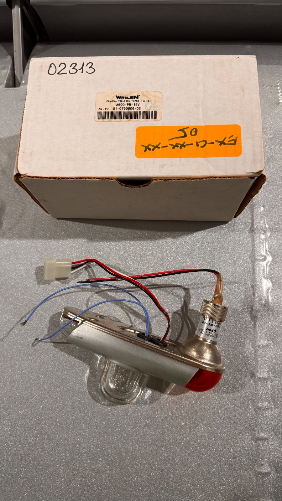 NOS -  Whelen Red Position Light Assembly – A600-PR-14V – Discontinued