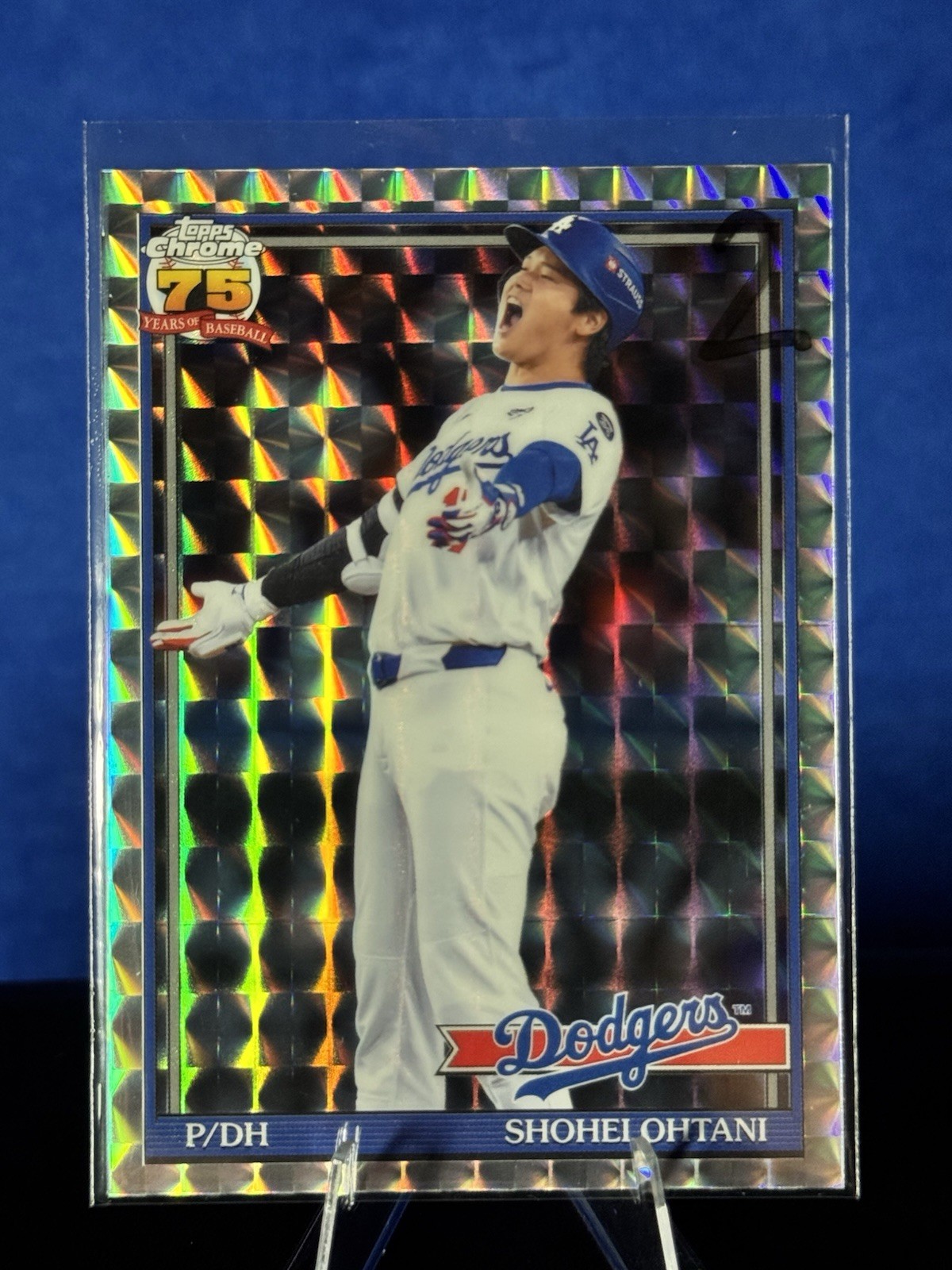 2026 Topps Chrome #91CB-1 Shohei Ohtani 75 Years Geometric Refractor Dodgers 
