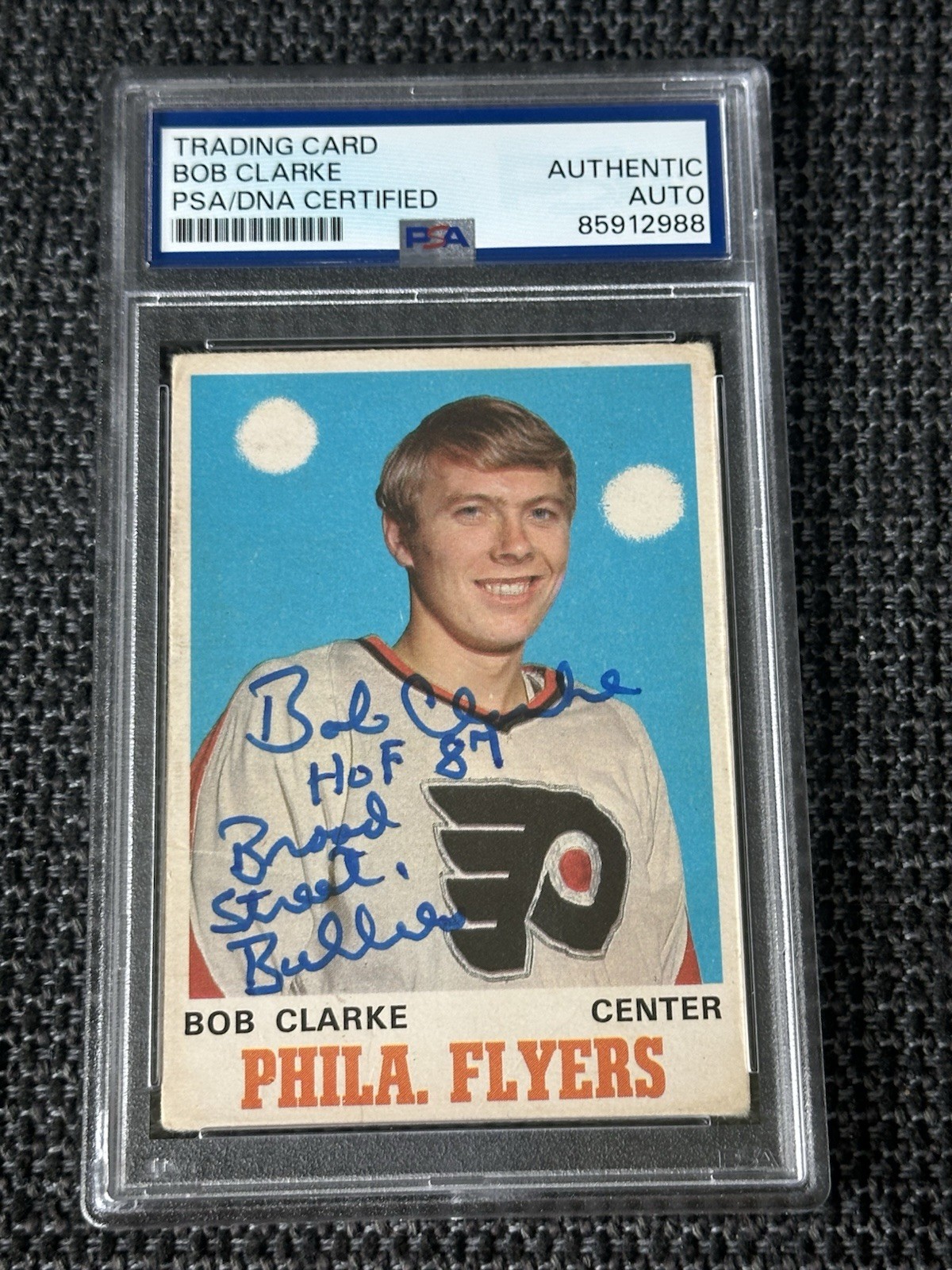 Bobby Clarke Autographed PSA/DNA Auto 1970-71 O-Pee-Chee Rookie Inscribed BSB Bobby Clarke Autographed PSA/DNA Auto 1970-71 O-Pee-Chee Rookie Inscribed BSB
