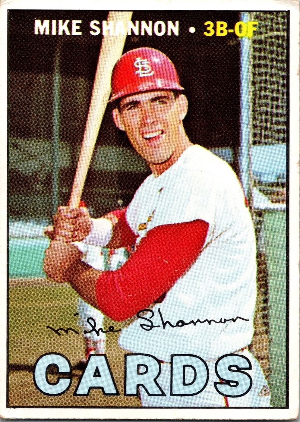 1967 Topps #605 Mike Shannon 1967 Topps #605 Mike Shannon