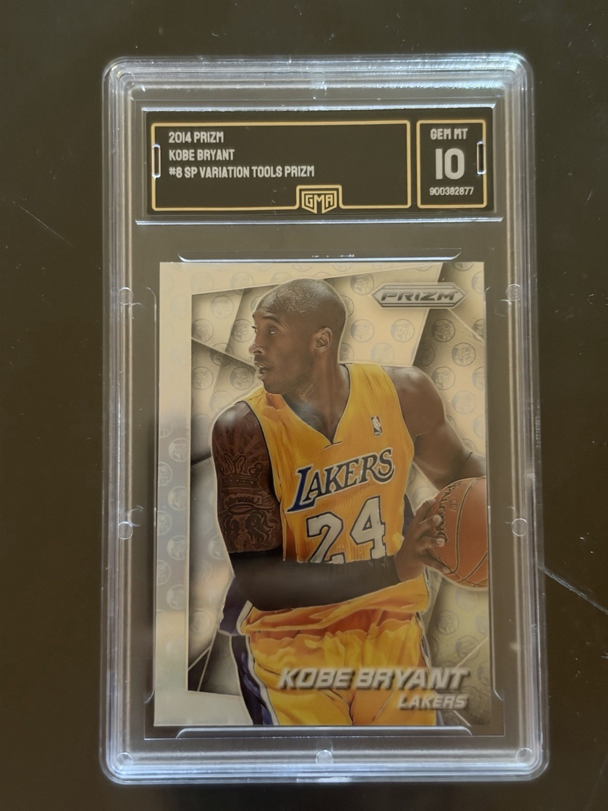 2014-15 Panini Prizm Kobe Bryant #8 Variation Silver Prizm 2014-15 Panini Prizm Kobe Bryant #8 Variation Silver Prizm