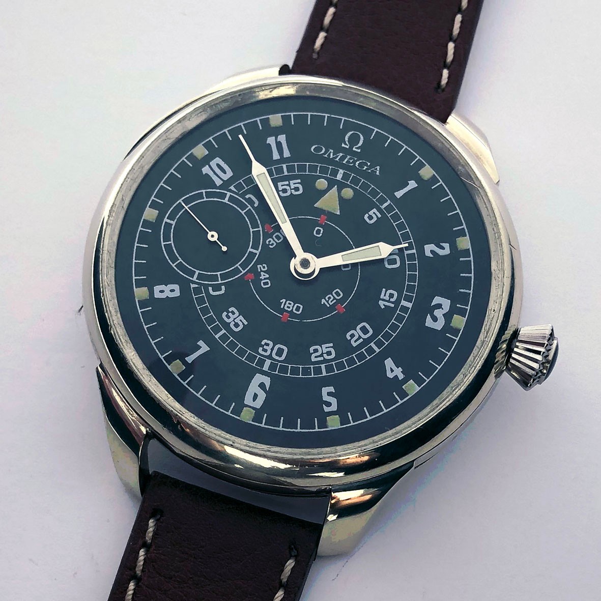 Big Military Marriage Swiss Watch With Omega Movement Mechanical Men\'s Pilots 