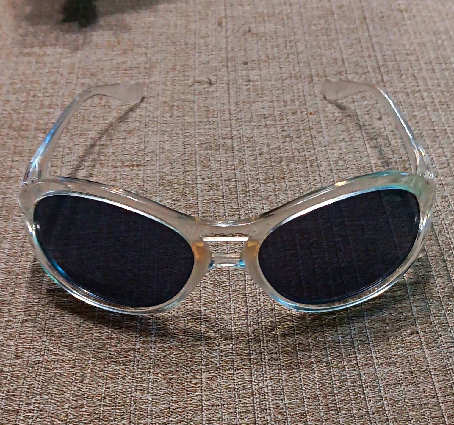 VINTAGE 90s Oakley Eye Jacket 1.0 Crystal Clear Frame Y2K Techwear Rare VTG VINTAGE 90s Oakley Eye Jacket 1.0 Crystal Clear Frame Y2K Techwear Rare VTG