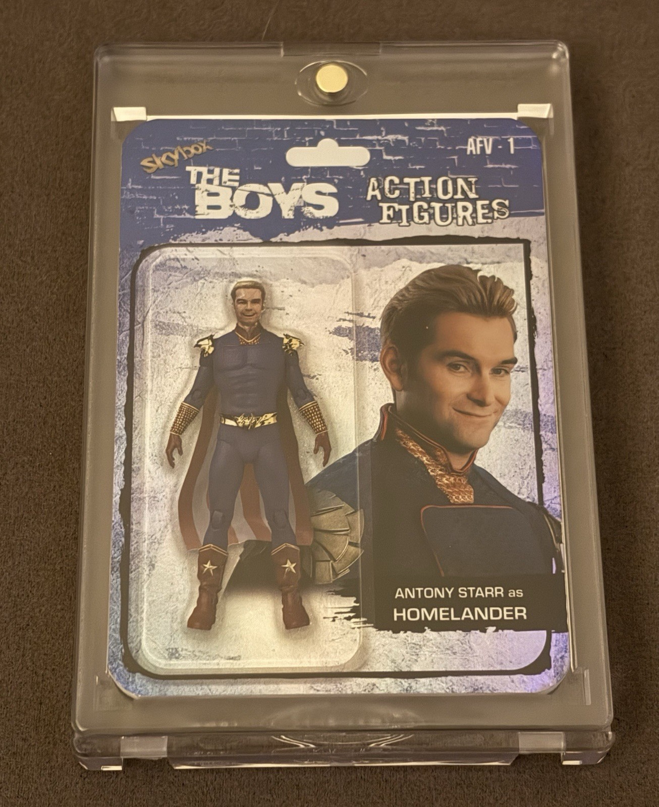 2025 UD Skybox The Boys Antony Starr As Homelander Action Figures Variant #AFV-1 2025 UD Skybox The Boys Antony Starr As Homelander Action Figures Variant #AFV-1