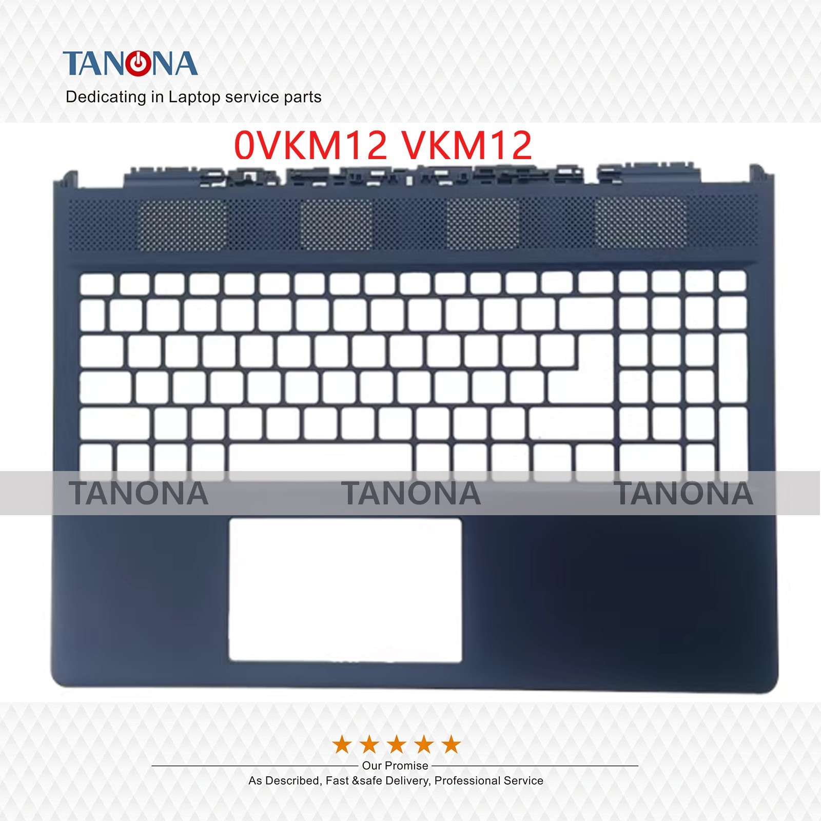 New 0VKM12 For Dell Alienware 16X Aurora AC16251 Palmrest Upper Case C Cover