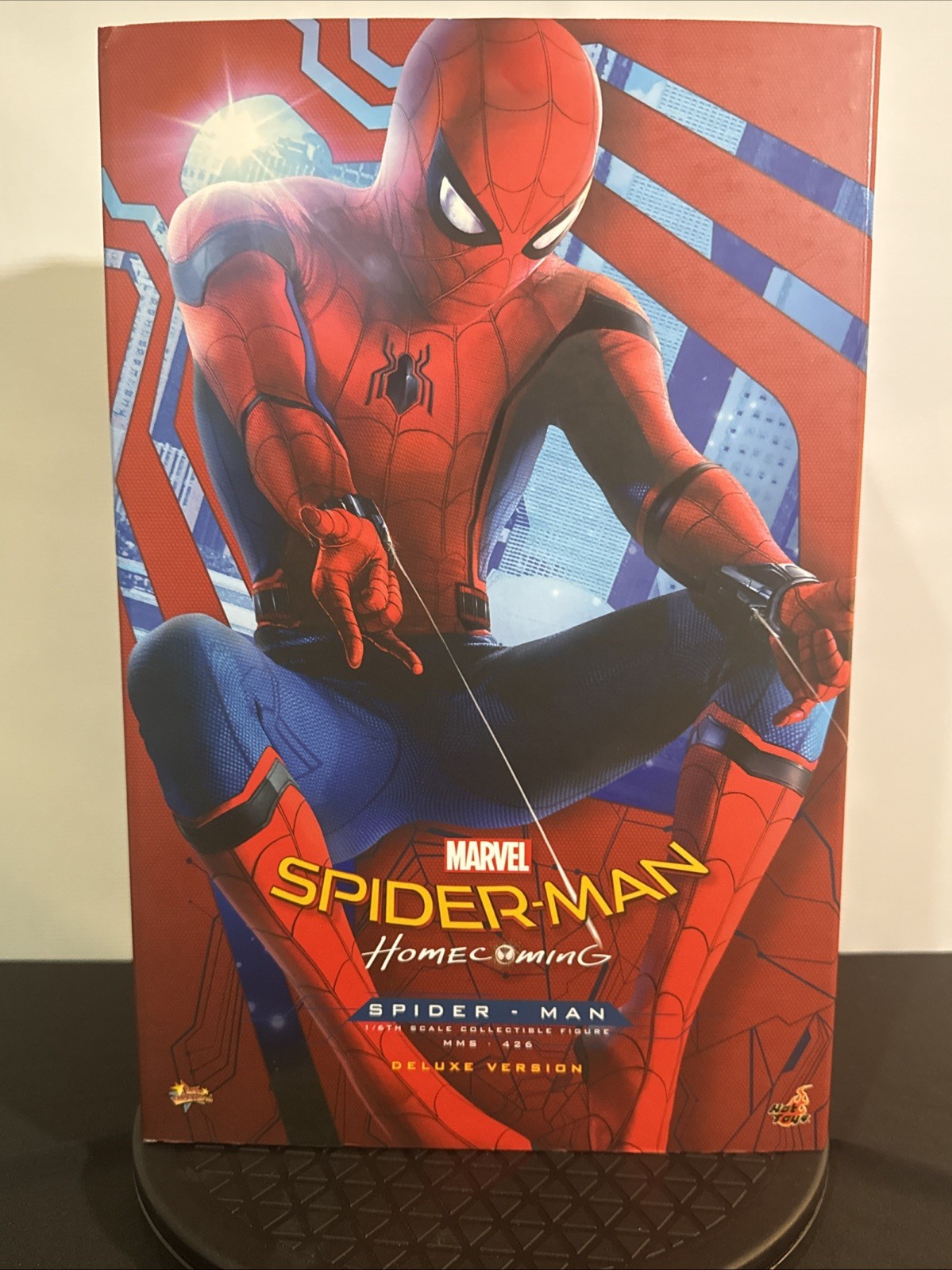 1/6 Hot Toys MMS 426 Spider-Man Deluxe PLEASE READ Box And Parts Only