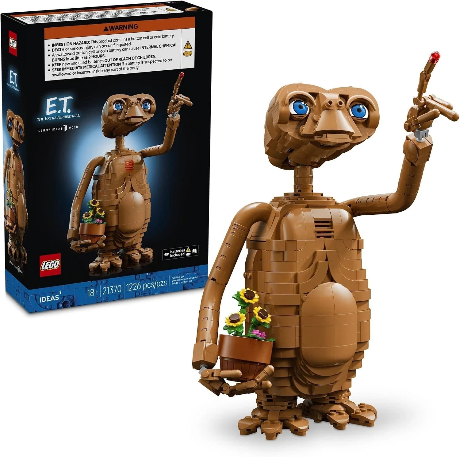 LEGO Ideas: E.T. the Extra-Terrestrial 21370 Brand New Sealed. FREE FAST SHIP LEGO Ideas: E.T. the Extra-Terrestrial 21370 Brand New Sealed. FREE FAST SHIP