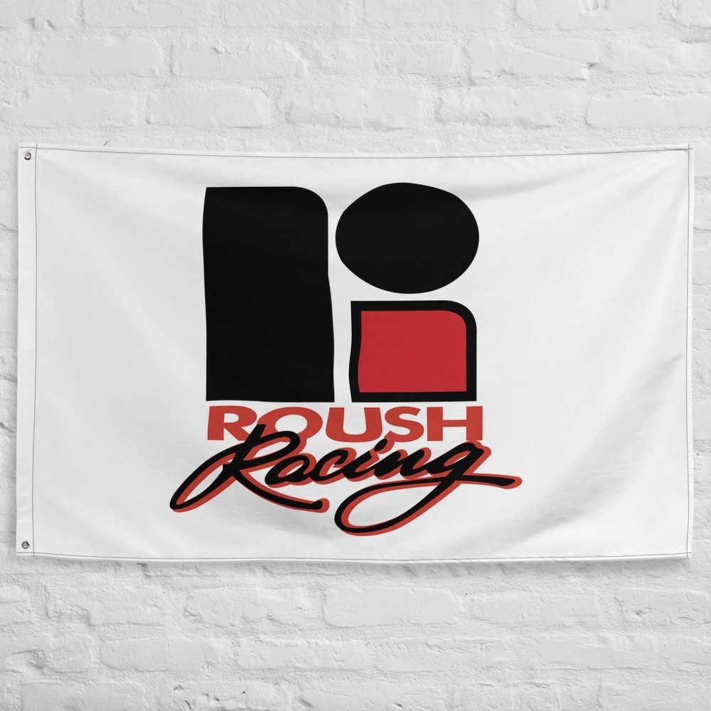 Roush Racing Flag 3x5 ft Garage Banner Man Cave Wall Decor