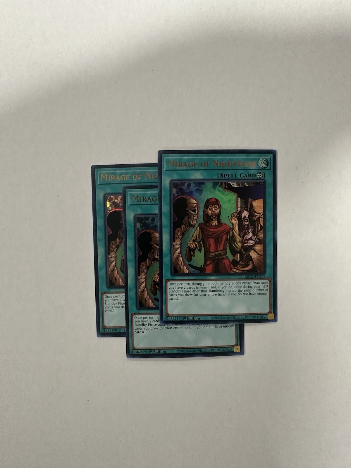 Yugioh - 3x Mirage of Nightmare - MP25-EN298 - Ultra Rare - NM/M Yugioh - 3x Mirage of Nightmare - MP25-EN298 - Ultra Rare - NM/M
