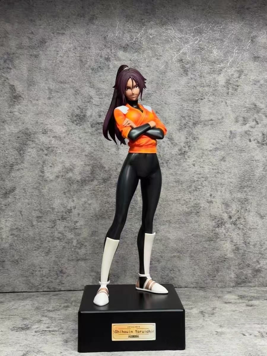 WGZW Studio Bleach Shihouin Yoruichi Statue PU in stock Collection H26cm New