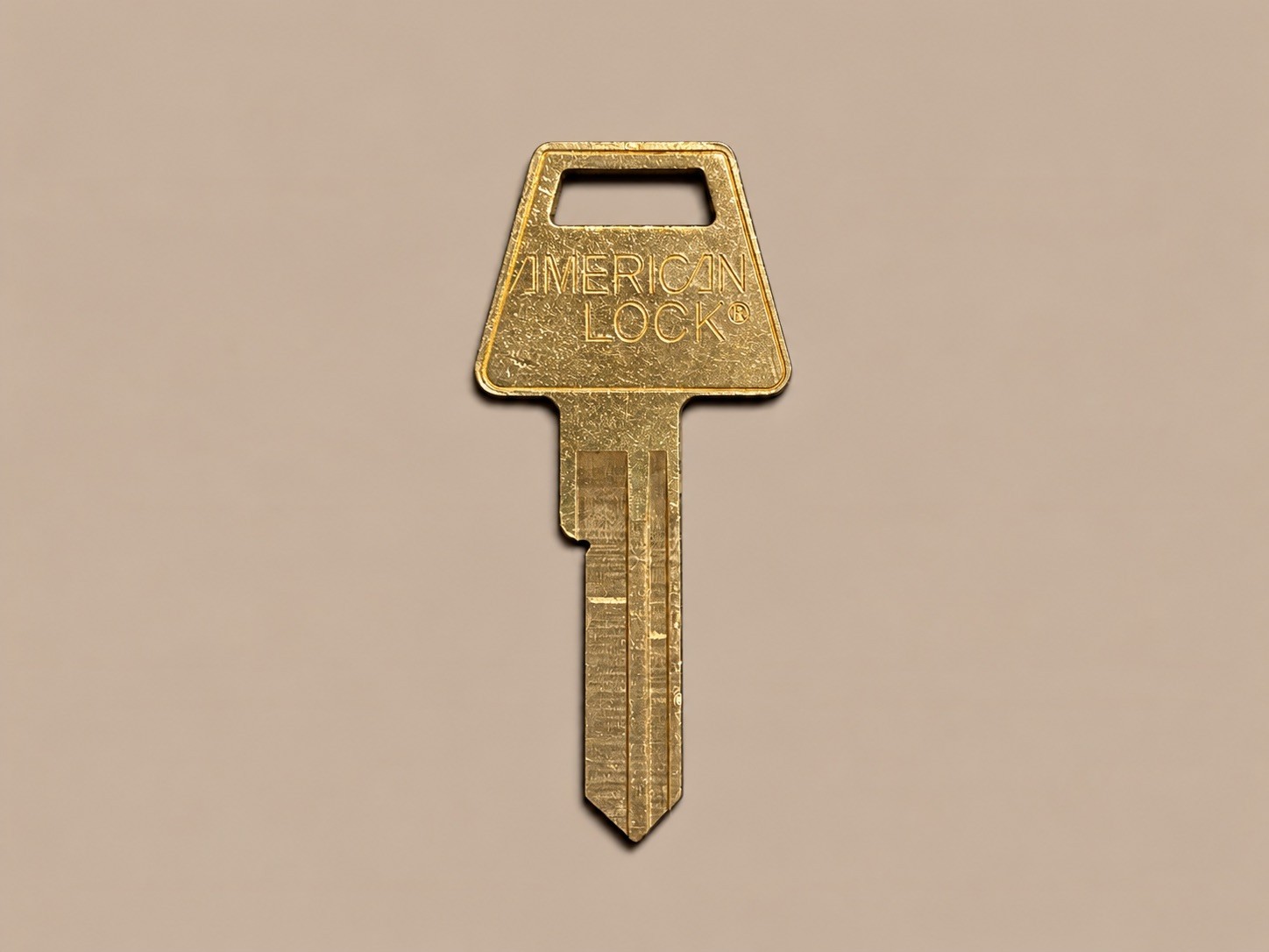 American Lock PTKB 2 OEM Key Blank Ilco AP2 / A1045 / Curtis AM-2 Uncut Brass