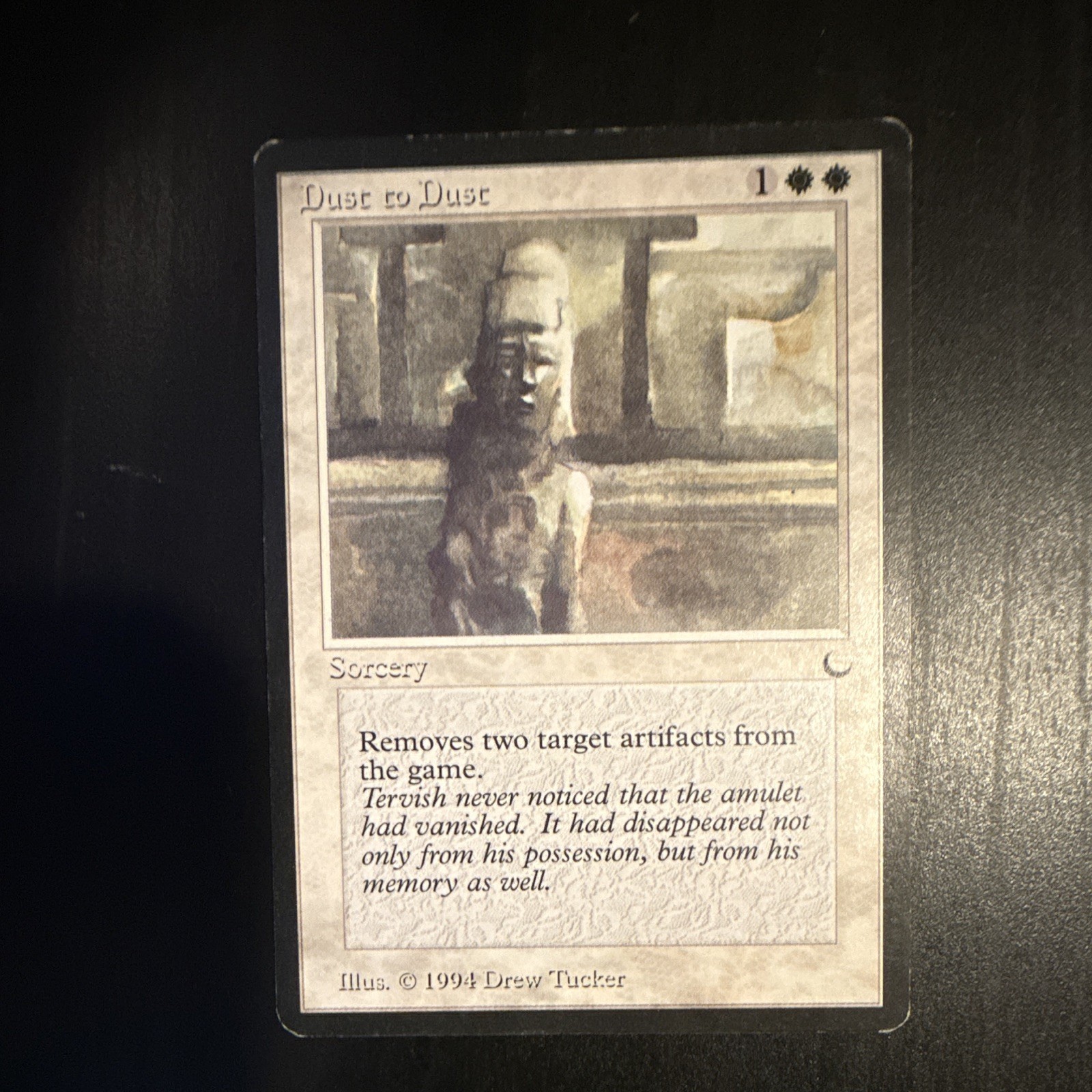 Dust to Dust The Dark Rare Regular EN 2/2 White
