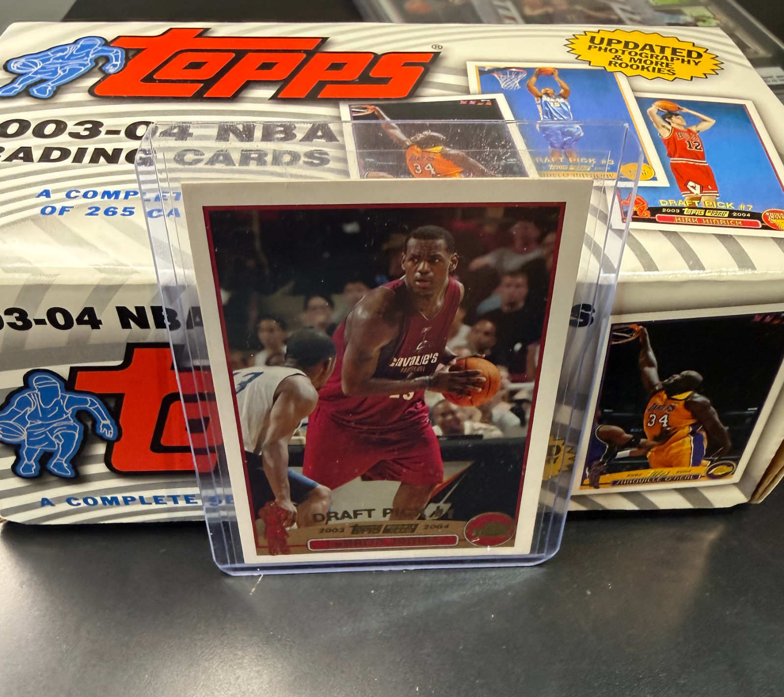 2003-04 Topps NBA Basketball Complete Set LeBron James RC Rookie 221 D Wade Melo 2003-04 Topps NBA Basketball Complete Set LeBron James RC Rookie 221 D Wade Melo