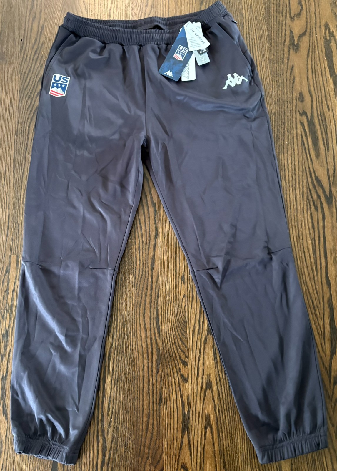 Kappa US Ski Team Kombat Jogger Pants gray XL New with Tags Kappa US Ski Team Kombat Jogger Pants gray XL New with Tags